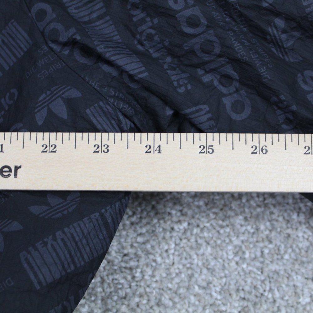 Adidas x Alexander Wang Jacket Men's M Black L/S Reversible "Packaging Paper" - Picture 6 of 13
